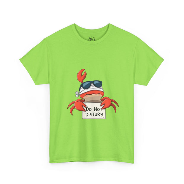 Playful Crab Graphic Tee, Relaxed Summer T-Shirt, Gift for Beach Lovers, Funny Casual Wear, Unique Gift Idea, Summer Vibes Shirt