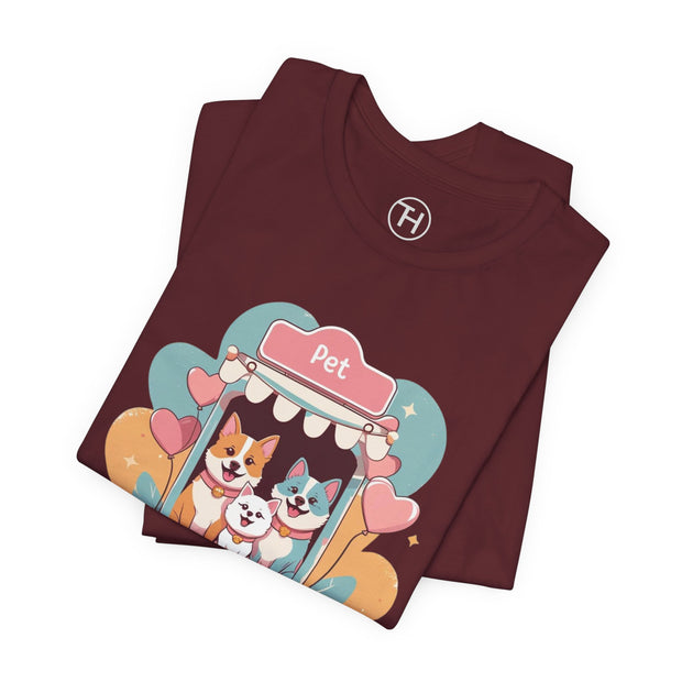 Cute Pet Adoption Jersey Tee