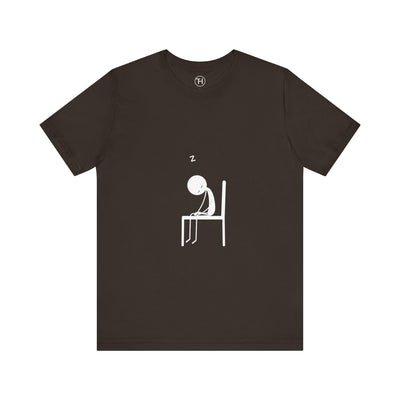 Sleepy T-Shirt - Relaxing Stick Figure Design