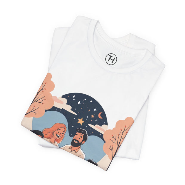 Cozy Family Campfire Tee – Perfect for Camping Trips