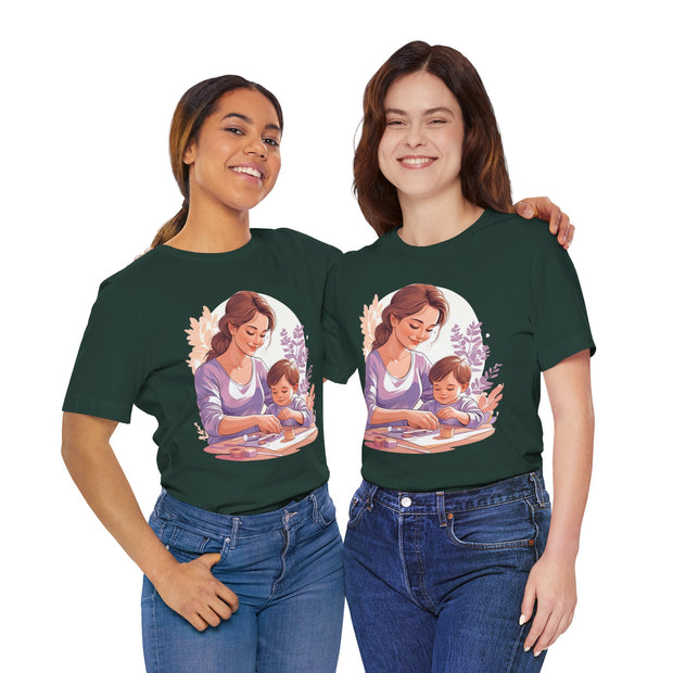 Mom & Child Art Tee