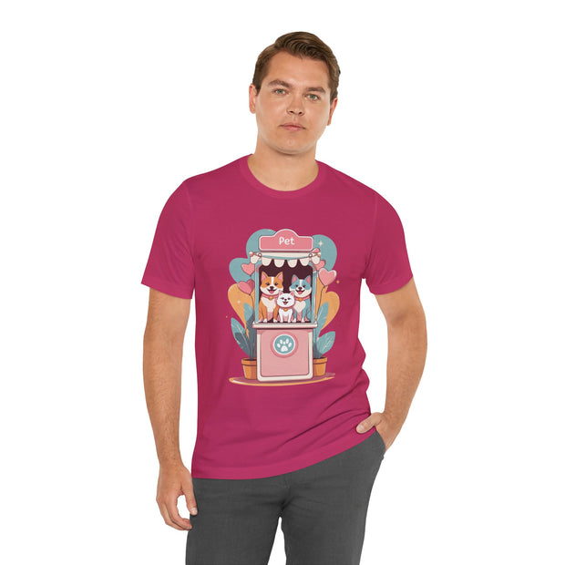Cute Pet Adoption Jersey Tee