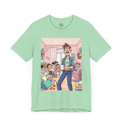 Funny Family Chaos Tee, Unisex Graphic Shirt, Parenting Humor T-Shirt, Ideal Gift for Dad, Quirky Casual Wear