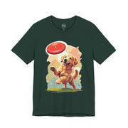 Golden Retriever Frisbee Tee
