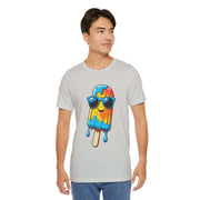 Cool Popsicle Graphic Tee, Summer T-Shirt, Unisex Jersey Tee, Fun Ice Cream Shirt, Gift for Ice Cream Lovers, Cute Casual Wear