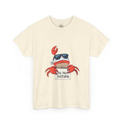 Playful Crab Graphic Tee, Relaxed Summer T-Shirt, Gift for Beach Lovers, Funny Casual Wear, Unique Gift Idea, Summer Vibes Shirt