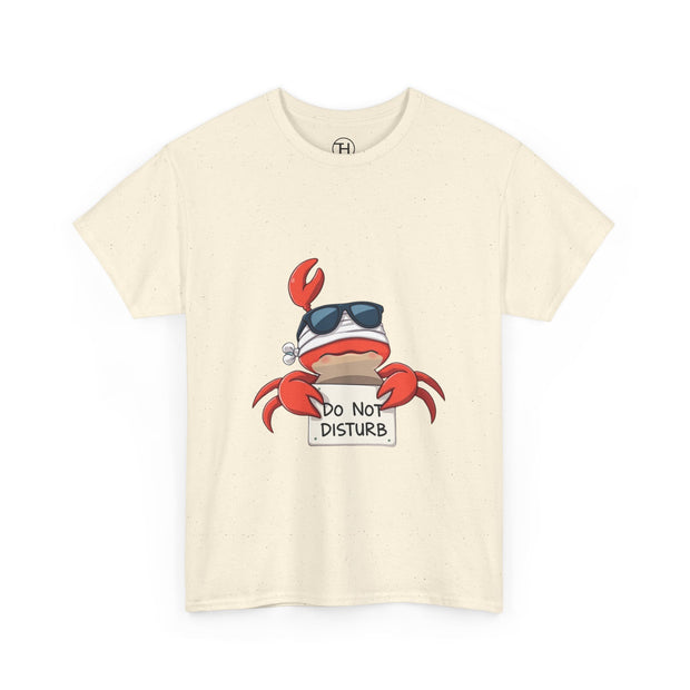 Playful Crab Graphic Tee, Relaxed Summer T-Shirt, Gift for Beach Lovers, Funny Casual Wear, Unique Gift Idea, Summer Vibes Shirt