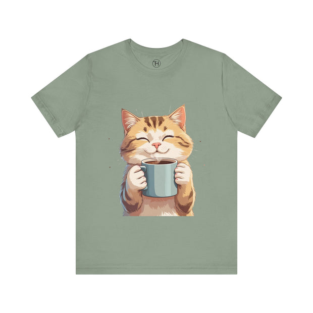 Cute Cat Coffee Tee