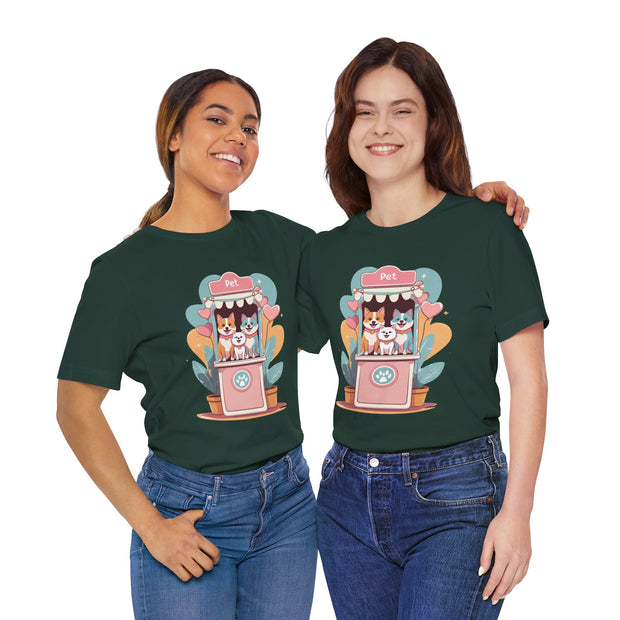 Cute Pet Adoption Jersey Tee