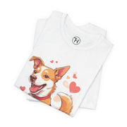 Cute Dog Love Unisex Tee