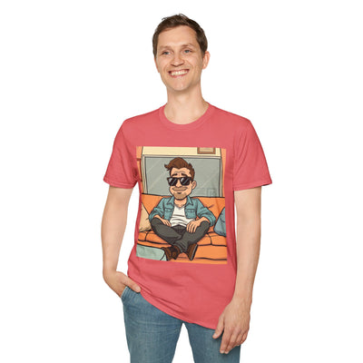 Chill Vibes T-Shirt, Cool Graphic Tee, Relaxed Fit Shirt, Gift for Him, Fun Casual Wear, Summer Essentials, Graphic Tee - Hover View