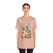 Cute Dog Love Short Sleeve Tee