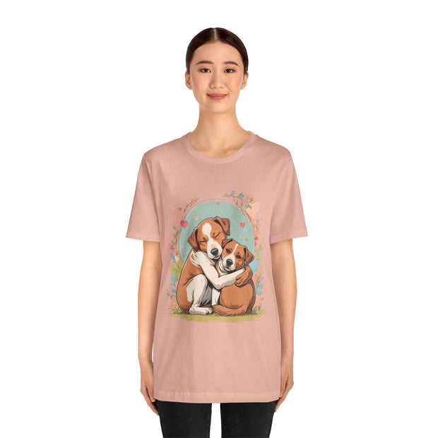 Cute Dog Love Short Sleeve Tee