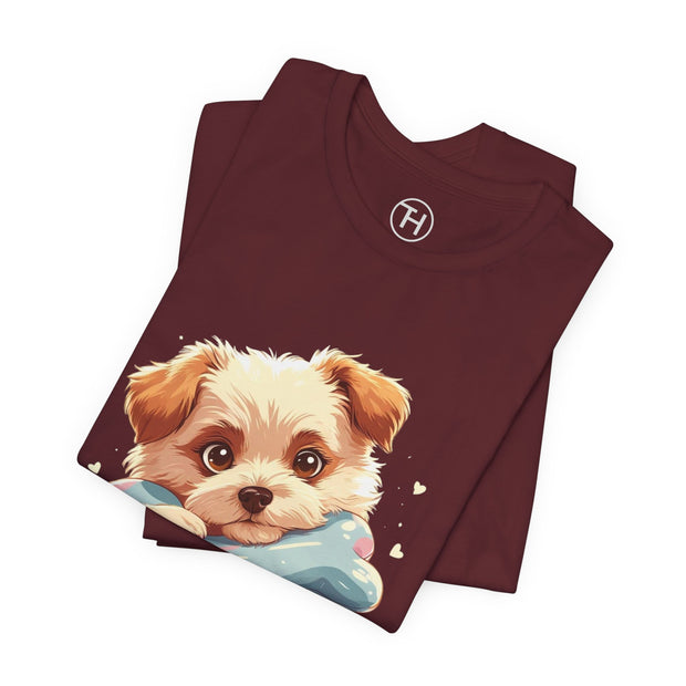 Adorable Puppy Graphic Tee | Unisex Short Sleeve T-Shirt