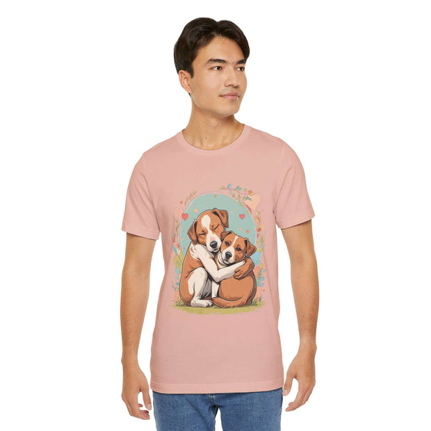 Cute Dog Love Short Sleeve Tee