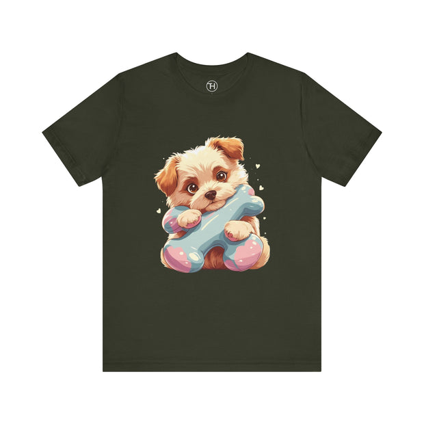 Adorable Puppy Graphic Tee | Unisex Short Sleeve T-Shirt