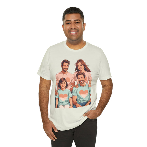 Heart Family Unisex Tee
