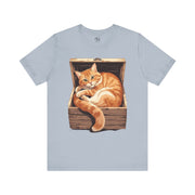 Whimsical Cat Graphic Tee for Cat Lovers