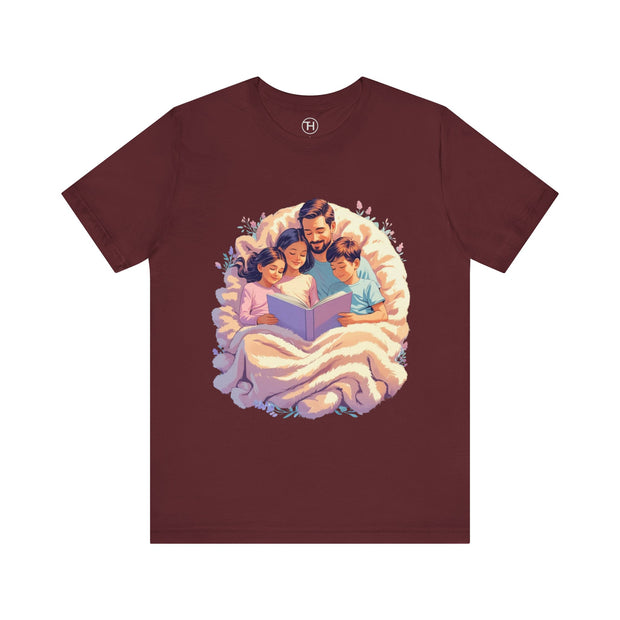 Cozy Family Reading Tee