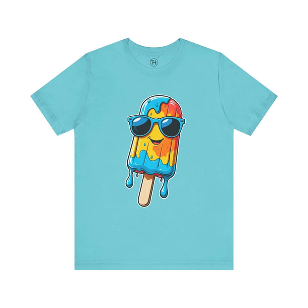 Cool Popsicle Graphic Tee, Summer T-Shirt, Unisex Jersey Tee, Fun Ice Cream Shirt, Gift for Ice Cream Lovers, Cute Casual Wear