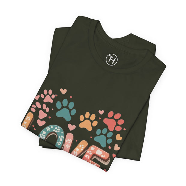 Love Paw Print Tee