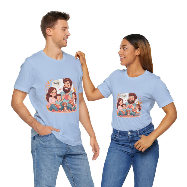 Family Love Unisex Jersey Tee - Father's Day and Mother's Day Gift Shirt
