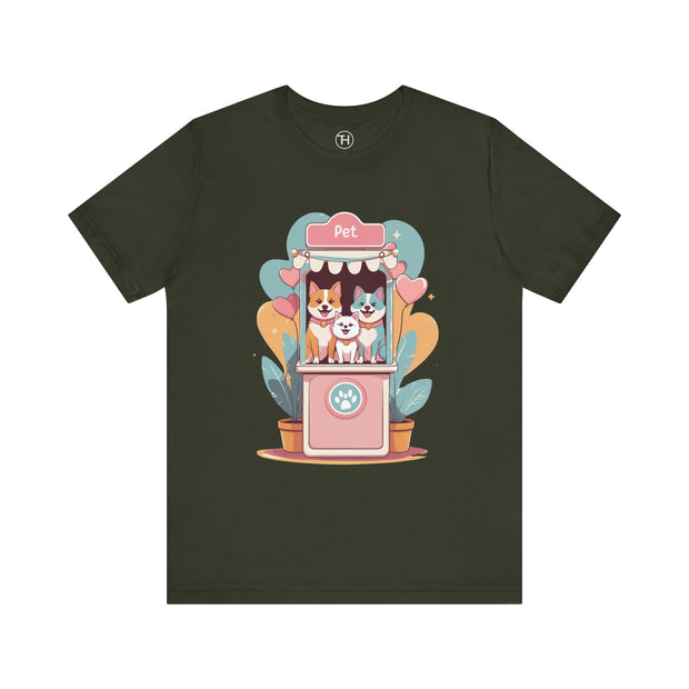 Cute Pet Adoption Jersey Tee