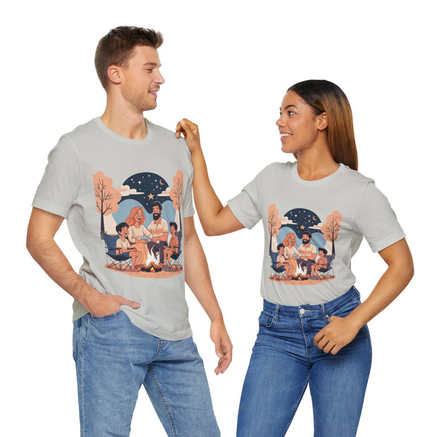 Cozy Family Campfire Tee – Perfect for Camping Trips