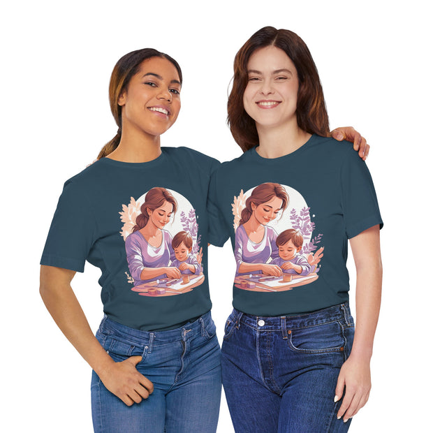 Mom & Child Art Tee