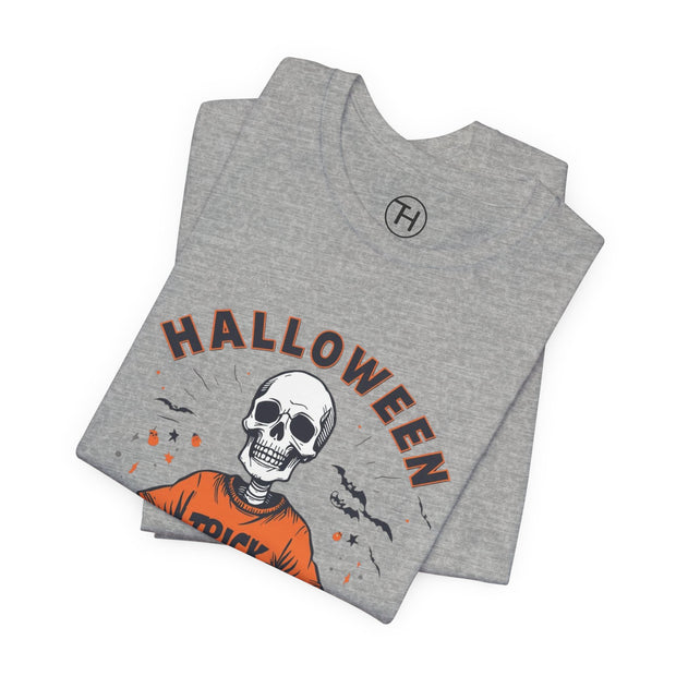 Halloween Trick or Treat Skull Tee