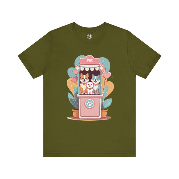 Cute Pet Adoption Jersey Tee