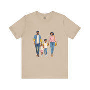Family Walk Unisex Tee - Casual Summer Shirt for Parents