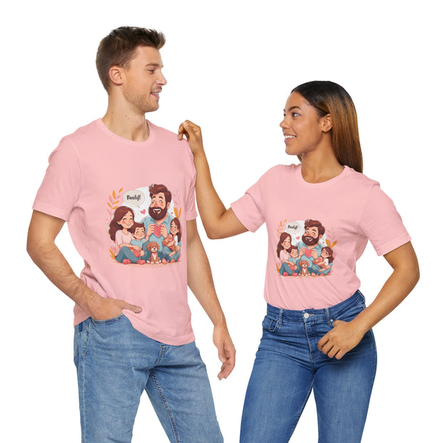 Family Love Unisex Jersey Tee - Father's Day and Mother's Day Gift Shirt