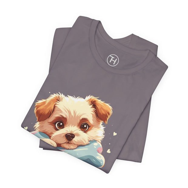 Adorable Puppy Graphic Tee | Unisex Short Sleeve T-Shirt