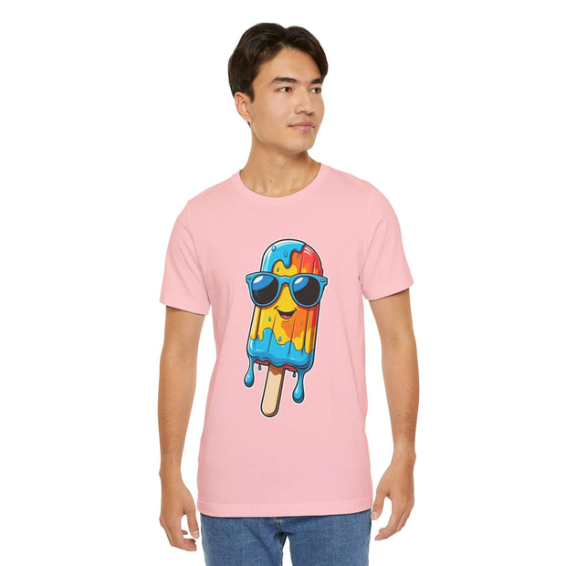 Cool Popsicle Graphic Tee, Summer T-Shirt, Unisex Jersey Tee, Fun Ice Cream Shirt, Gift for Ice Cream Lovers, Cute Casual Wear