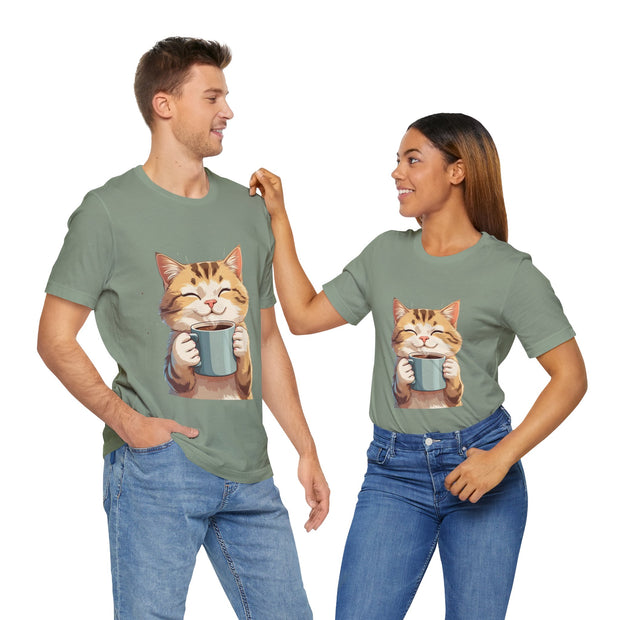 Cute Cat Coffee Tee