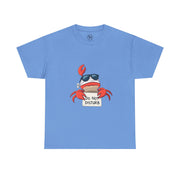 Playful Crab Graphic Tee, Relaxed Summer T-Shirt, Gift for Beach Lovers, Funny Casual Wear, Unique Gift Idea, Summer Vibes Shirt