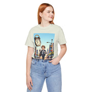 City Commute Unisex Tee, Stylish Graphic Tee, Casual Wear, Gift for Him/Her, Coffee Lover Shirt