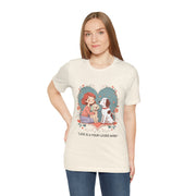 Cute Dog Lover Tee - "Love Is a Four-Legged Word"