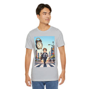 City Commute Unisex Tee, Stylish Graphic Tee, Casual Wear, Gift for Him/Her, Coffee Lover Shirt