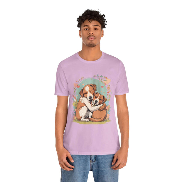 Cute Dog Love Short Sleeve Tee