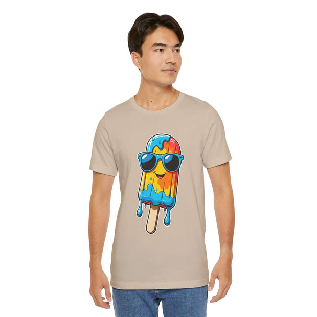 Cool Popsicle Graphic Tee, Summer T-Shirt, Unisex Jersey Tee, Fun Ice Cream Shirt, Gift for Ice Cream Lovers, Cute Casual Wear