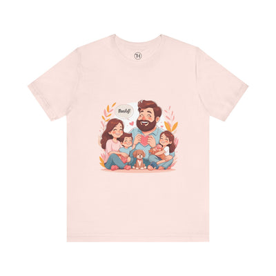 Family Love Unisex Jersey Tee - Father's Day and Mother's Day Gift Shirt - Hover View