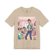 Funny Family Chaos Tee, Unisex Graphic Shirt, Parenting Humor T-Shirt, Ideal Gift for Dad, Quirky Casual Wear