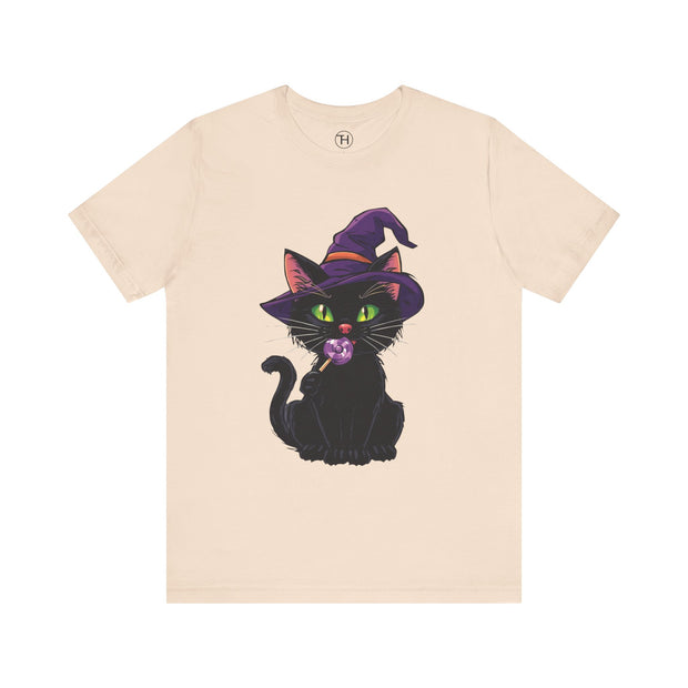 Spooky Black Cat Tee