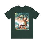 Family Gathering Tee, Community Love T-Shirt, Nature Vibes Shirt, Summer Picnic Apparel, Casual Wear for Family Celebrations