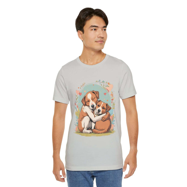 Cute Dog Love Short Sleeve Tee