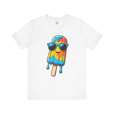 Cool Popsicle Graphic Tee, Summer T-Shirt, Unisex Jersey Tee, Fun Ice Cream Shirt, Gift for Ice Cream Lovers, Cute Casual Wear
