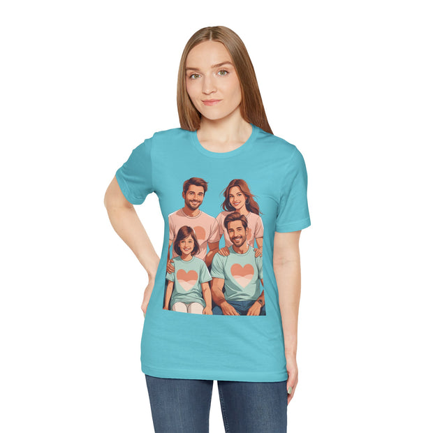 Heart Family Unisex Tee