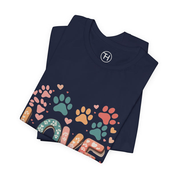 Love Paw Print Tee